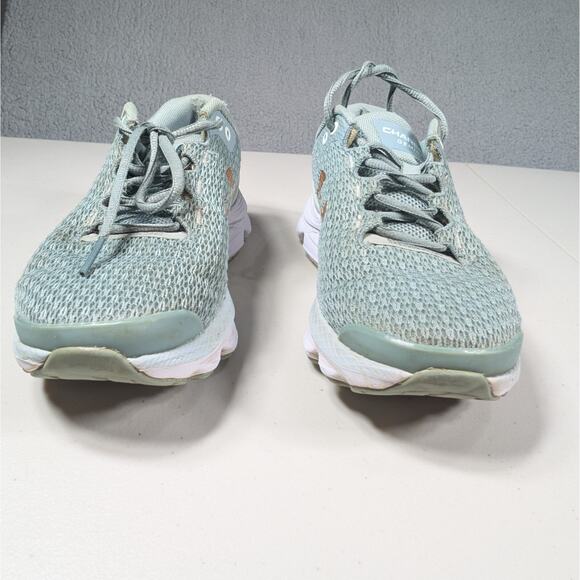 Under Armour Womens Shoes Size 7 Green Charged Gemini Running 3026500-300 - Picture 7 of 9